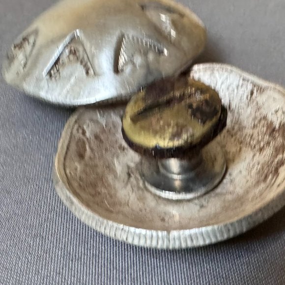 Sterling silver, handcrafted, Concho belt buckle and  8 adornments. - Picture 7 of 9